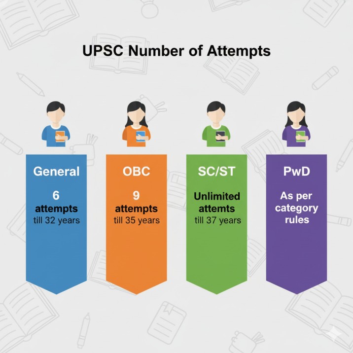Number of Attempts Allowed Top Coaching in Delhi Top Coaching in Delhi