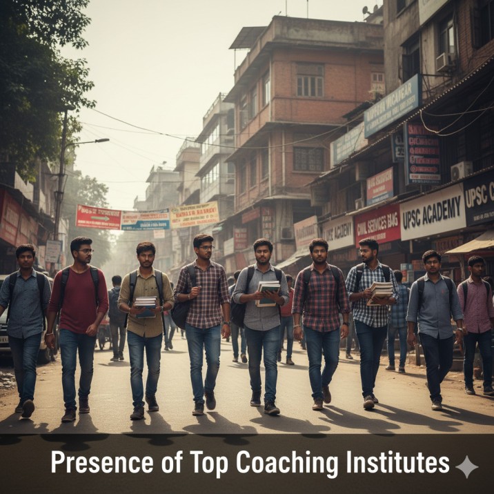 Presence of Top Coaching Institutes Top Coaching in Delhi Top Coaching in Delhi