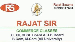 rajat sir commerce classes
