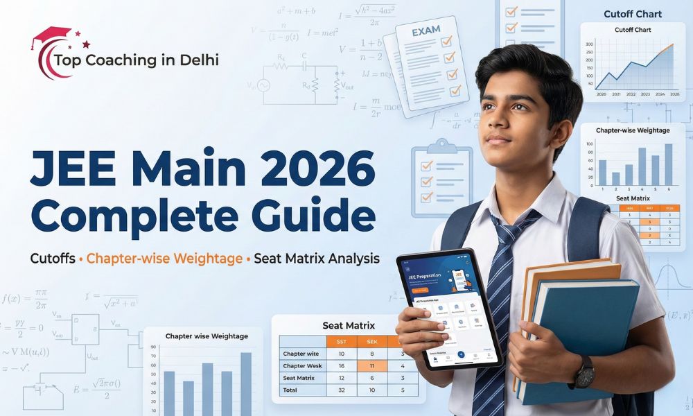 JEE Main 2026 Complete Guide Cutoffs Chapter wise Weightage Seat Matrix Analysis